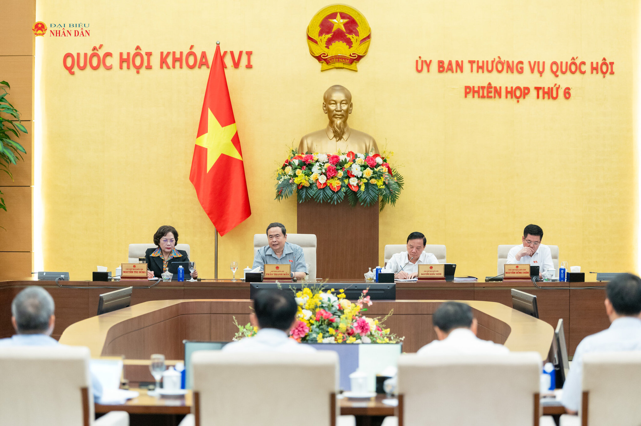 Chủ tịch Quốc hội Trần Thanh Mẫn phát biểu