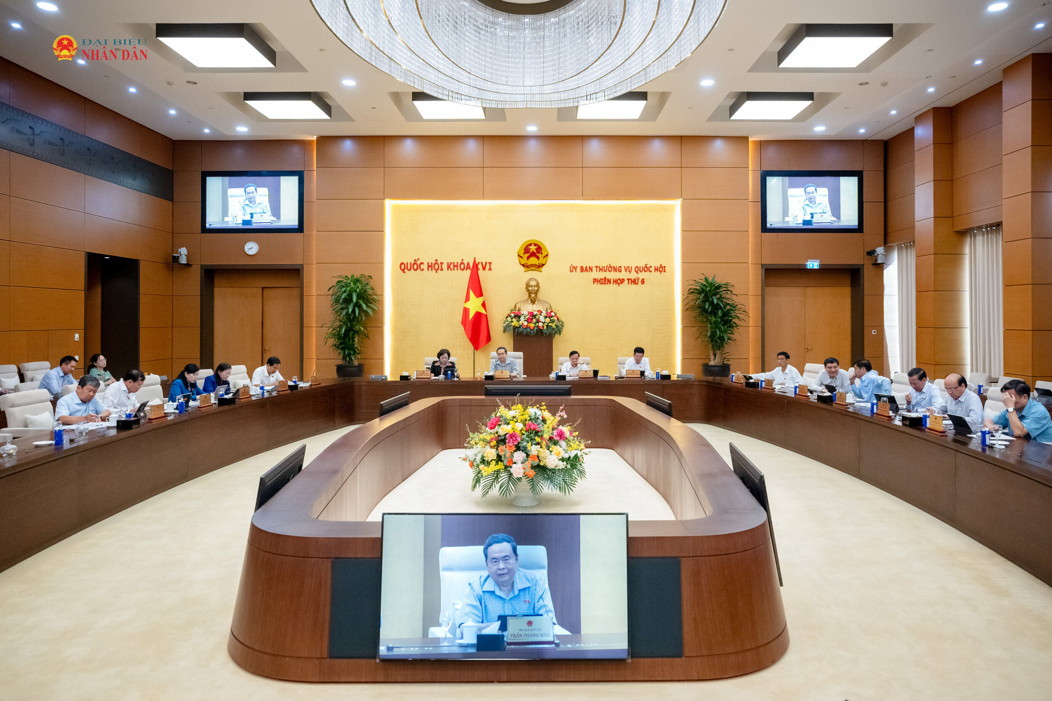 Chủ tịch Quốc hội Trần Thanh Mẫn phát biểu