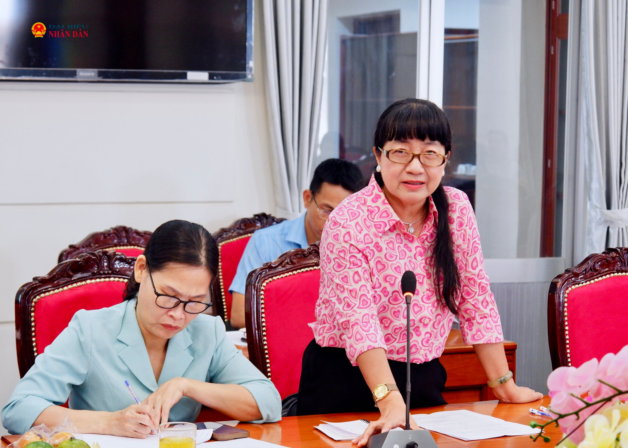 Đại diện Hội Luật gia TP. Hồ Chí Minh Phạm Thanh Tuyền phát biểu
