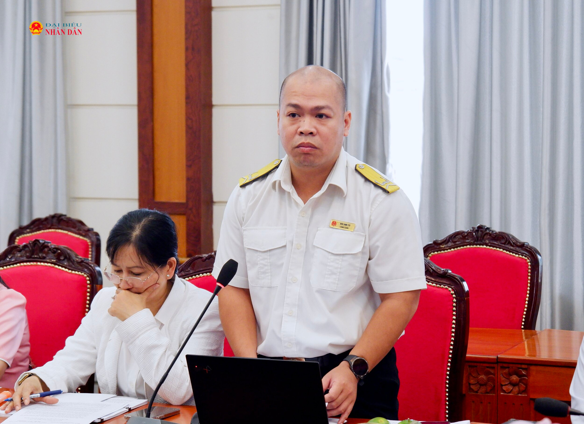 Đại diện Thuế TP. Hồ Chí Minh Bùi Anh Tú phát biểu