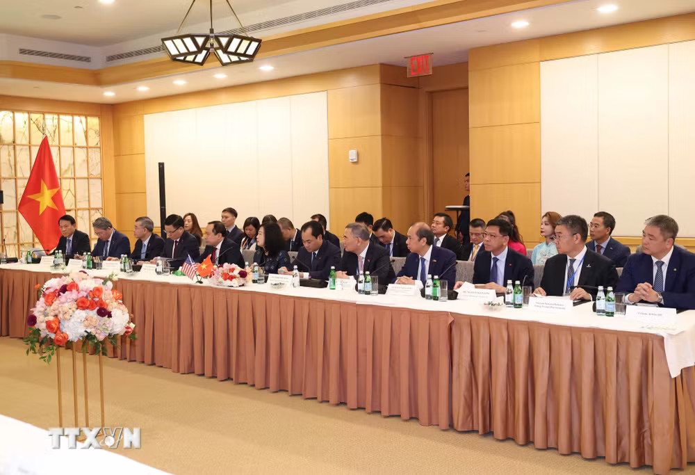 Các đại biểu tham dự Tọa đàm. (Ảnh: Thống Nhất/TTXVN) Các đại biểu tham dự tọa đàm