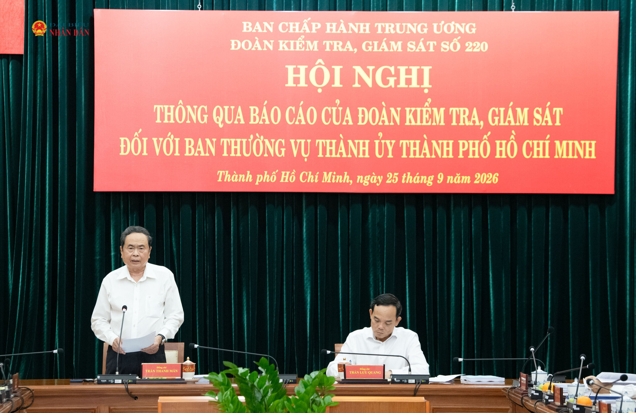 Chủ tịch Quốc hội Trần Thanh Mẫn phát biểu.6