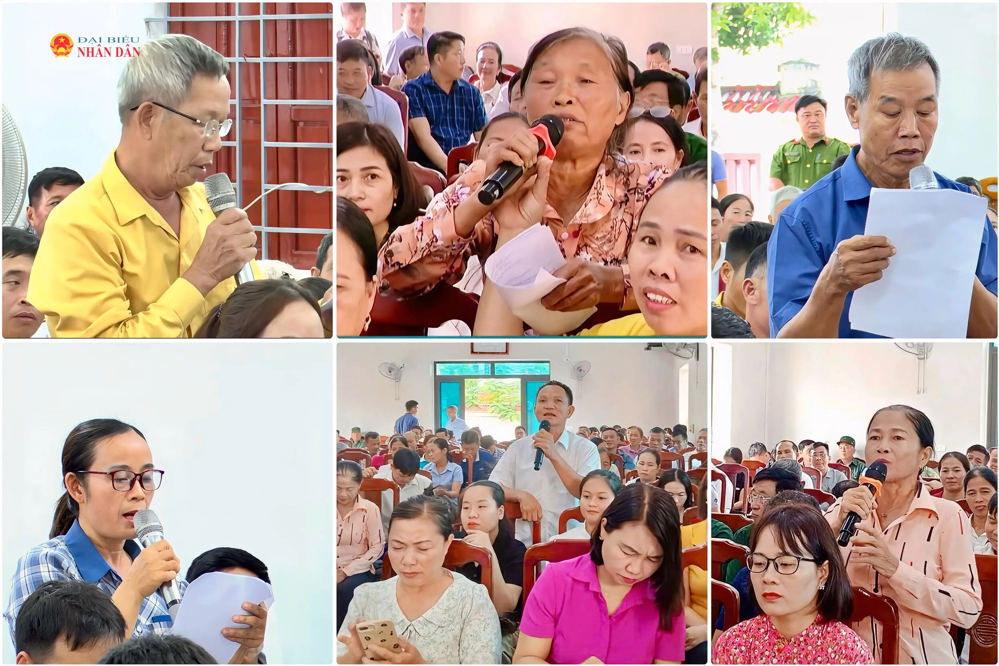 Cử tri Thuần Trung và Anh Sơn Đông phát biểu ý kiến, kiến nghị