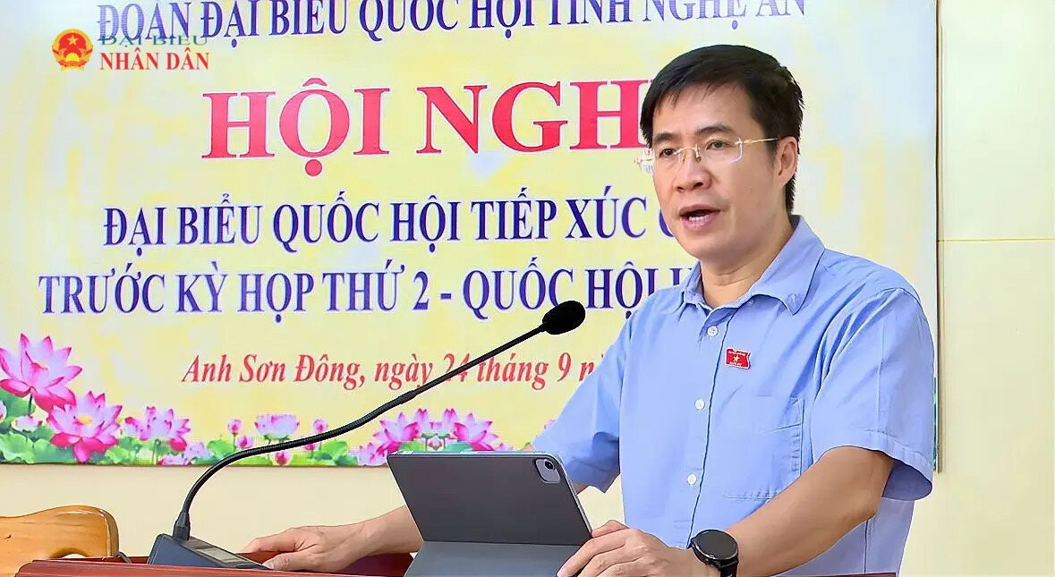 ĐBQH Hoàng Minh Hiếu thông tin dự kiến nội dung Kỳ họp thứ Hai, Quốc hội Khóa XVI