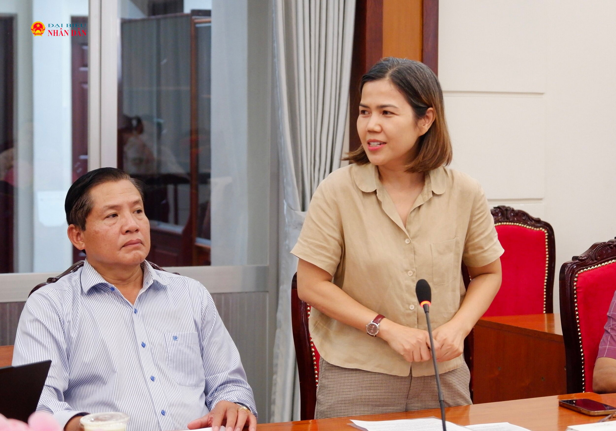 Đại diện Sở Khoa học và Công nghệ thành phố Nguyễn Thị Ngọc Nhung phát biểu