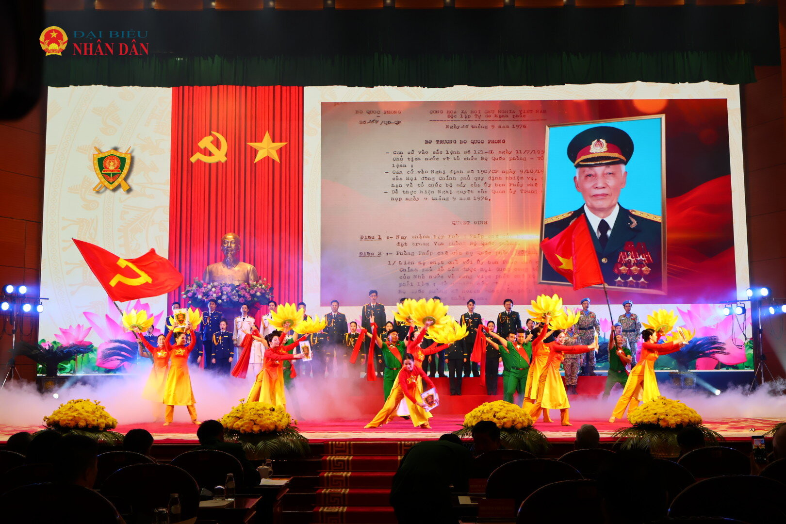 Chương trình nghệ thuật tại Lễ kỷ niệm 50 năm Ngày truyền thống Cục Pháp chế Bộ Quốc phòng và ngành pháp chế Quân đội
