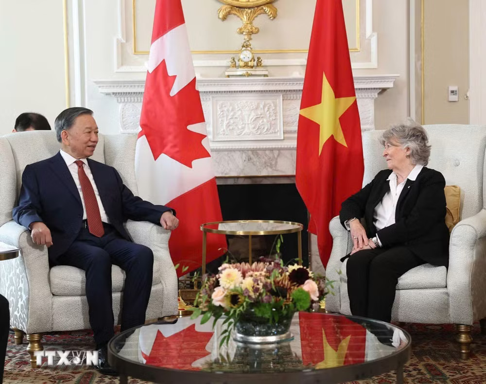 Tổng Bí thư, Chủ tịch nước Tô Lâm hội kiến với Toàn quyền Canada Louise Arbour. (Ảnh: Thống Nhất/TTXVN) Tổng Bí thư, Chủ tịch nước Tô Lâm hội kiến với Toàn quyền Canada Louise Arbour