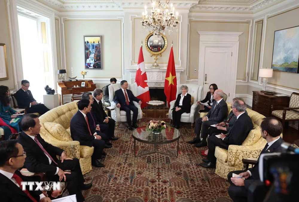 Tổng Bí thư, Chủ tịch nước Tô Lâm hội kiến với Toàn quyền Canada Louise Arbour
