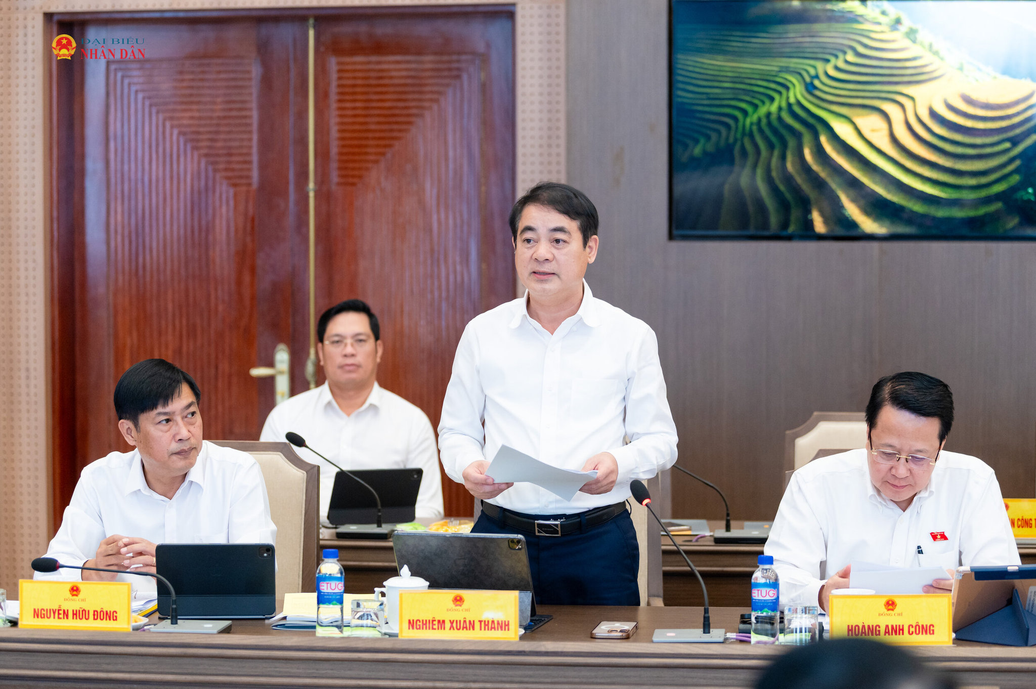 Phó Chủ nhiệm Ủy ban Kiểm tra Trung ương, Thành viên Ban Chỉ đạo Nghiêm Xuân Thành phát biểu