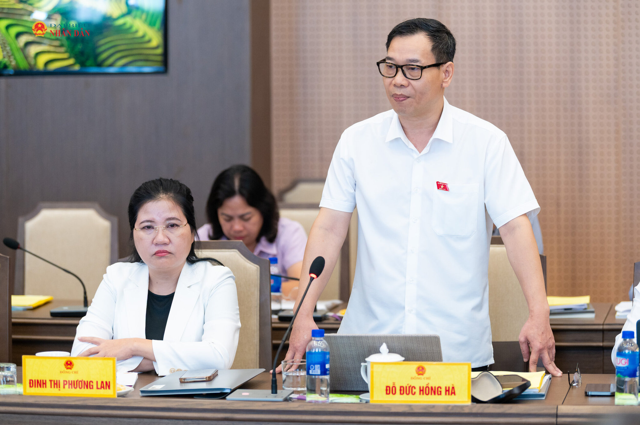 Phó Chủ nhiệm Ủy ban Khoa học, Công nghệ và Môi trường, thành viên Ban Chỉ đạo Đỗ Đức Hồng Hà phát biểu