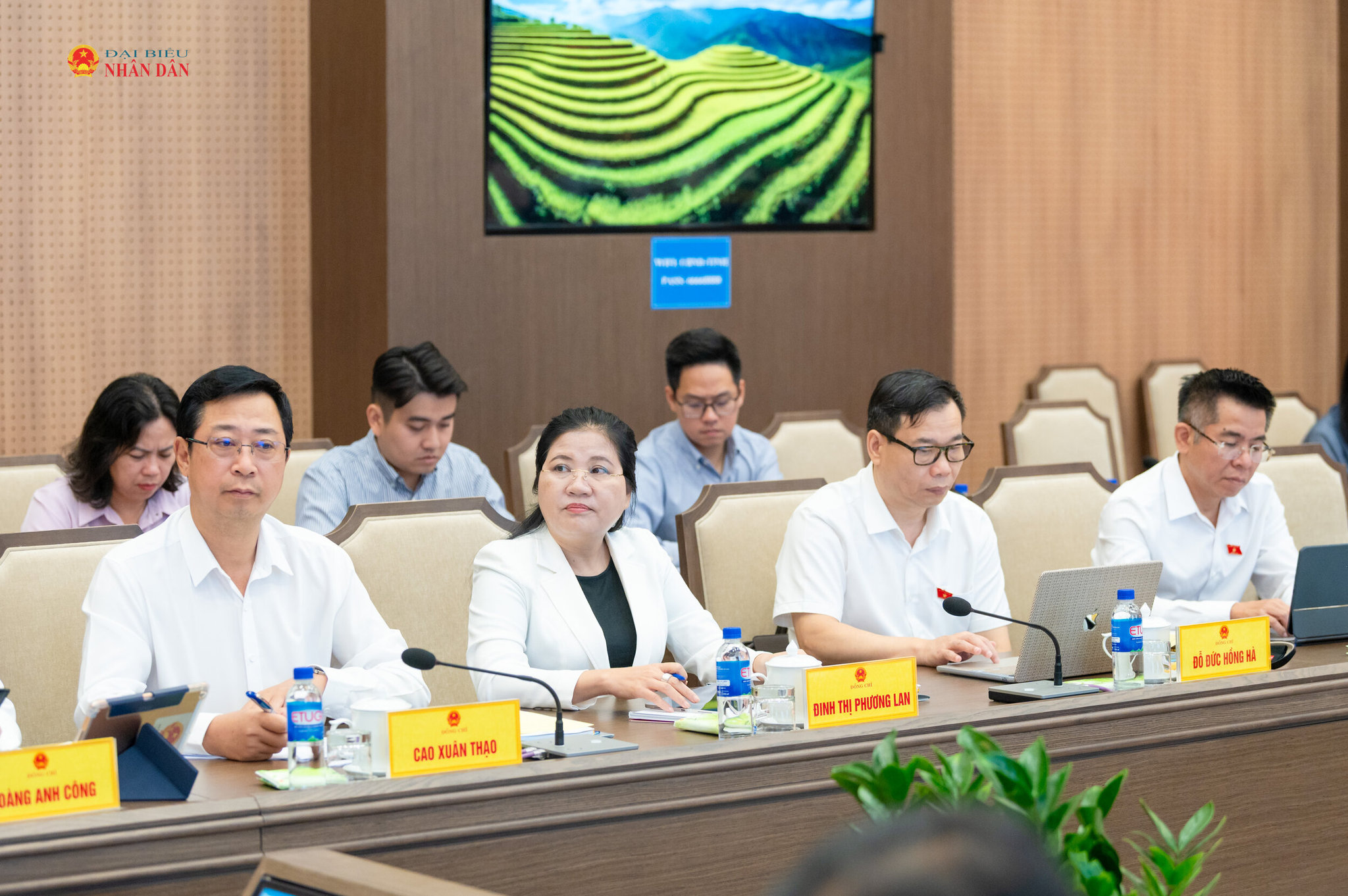 Đại biểu tham dự cuộc làm việc