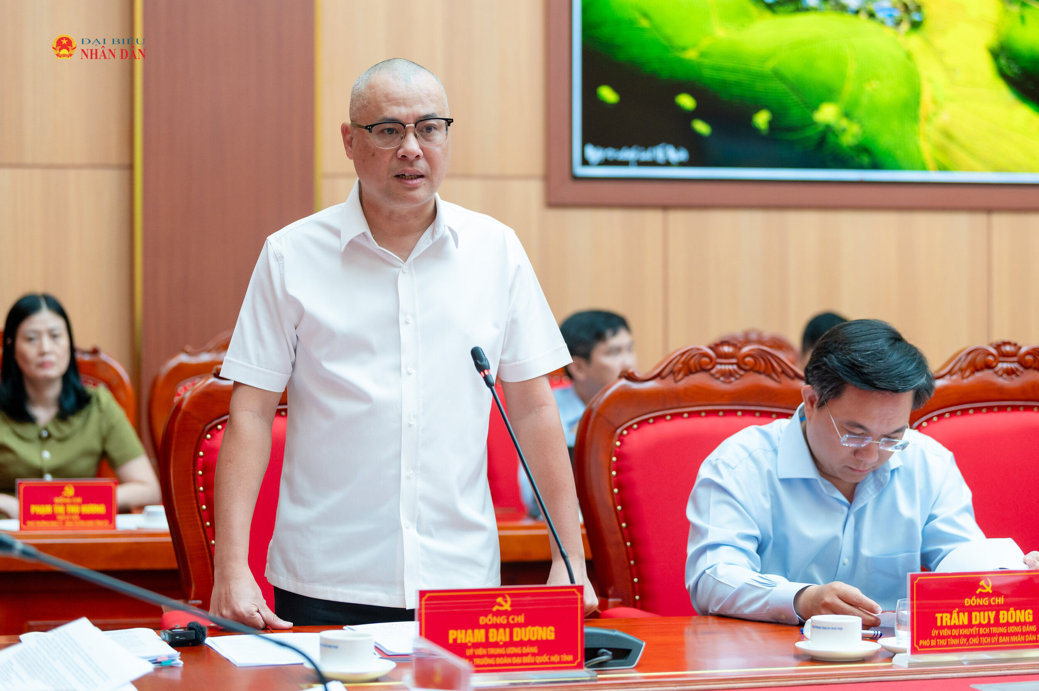 Bí thư Tỉnh ủy Phú Thọ Phạm Đại Dương phát biểu