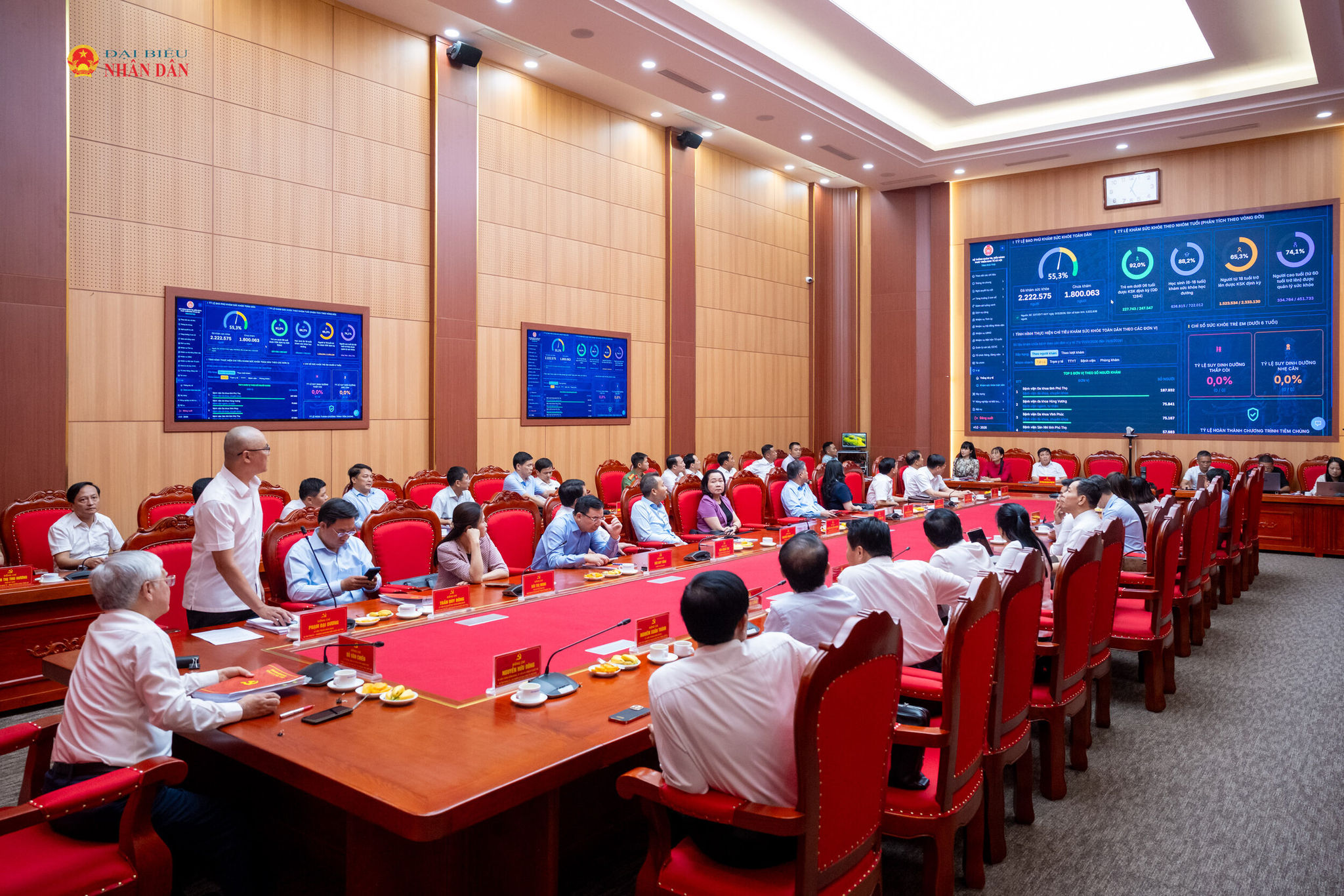 Bí thư Tỉnh ủy Phú Thọ Phạm Đại Dương giới thiệu Hệ thống quản trị, điều hành phát triển kinh tế, xã hội tỉnh Phú Thọ