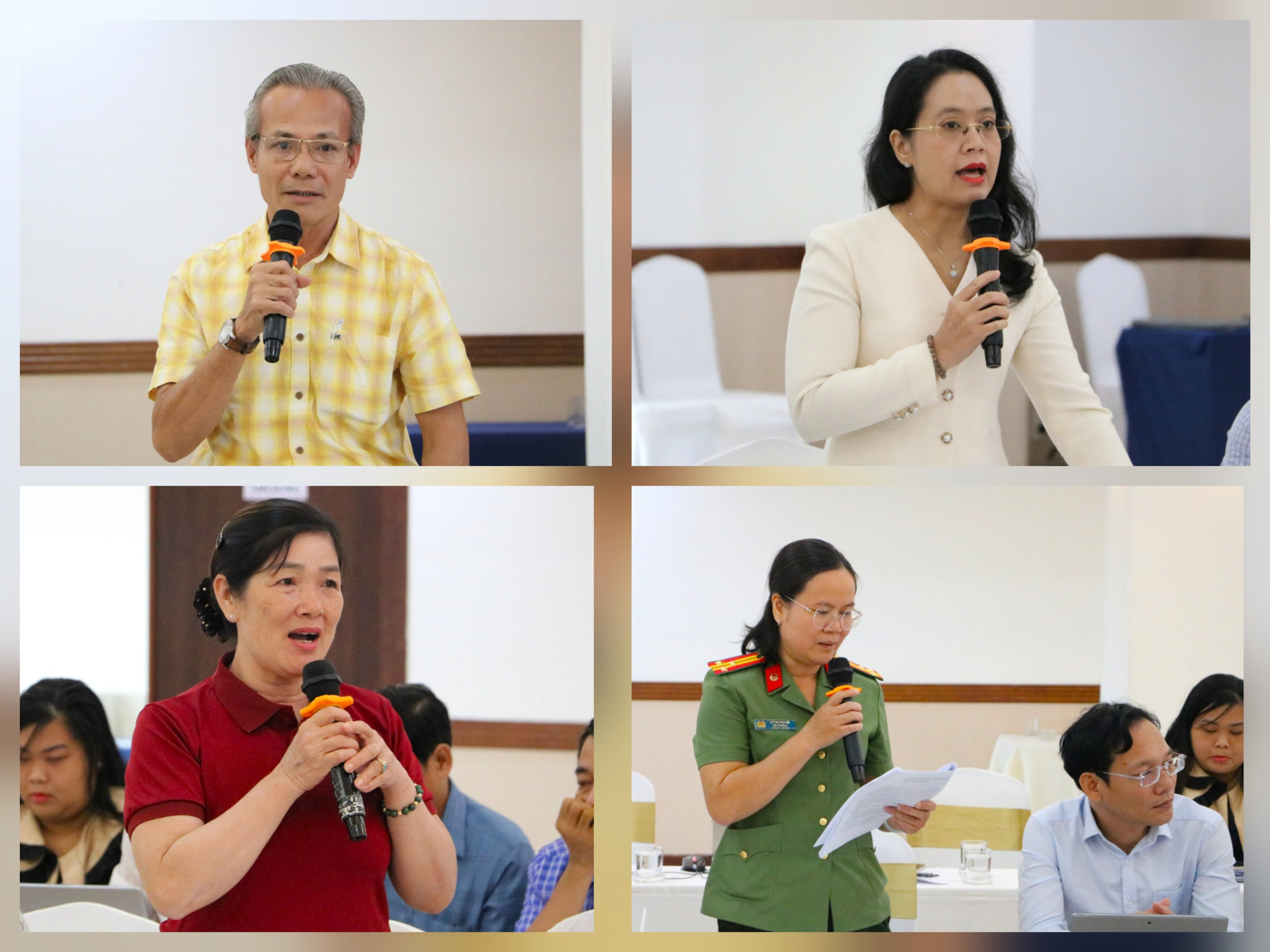 Các đại biểu phát biểu tại Hội thảo