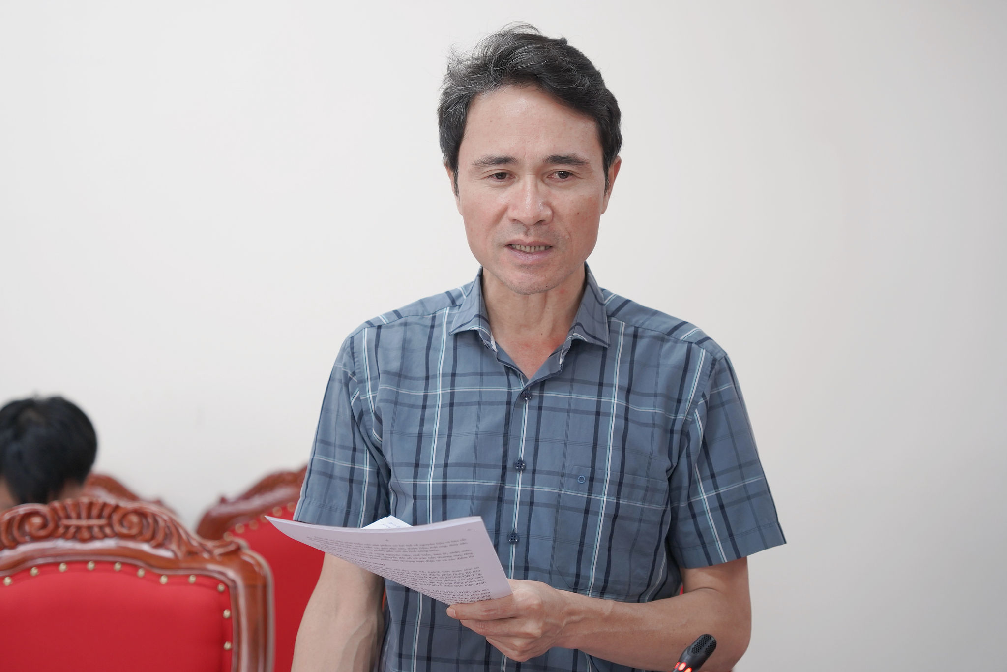 Đồng chí Hà Trọng Hải phát biểu tiếp thu