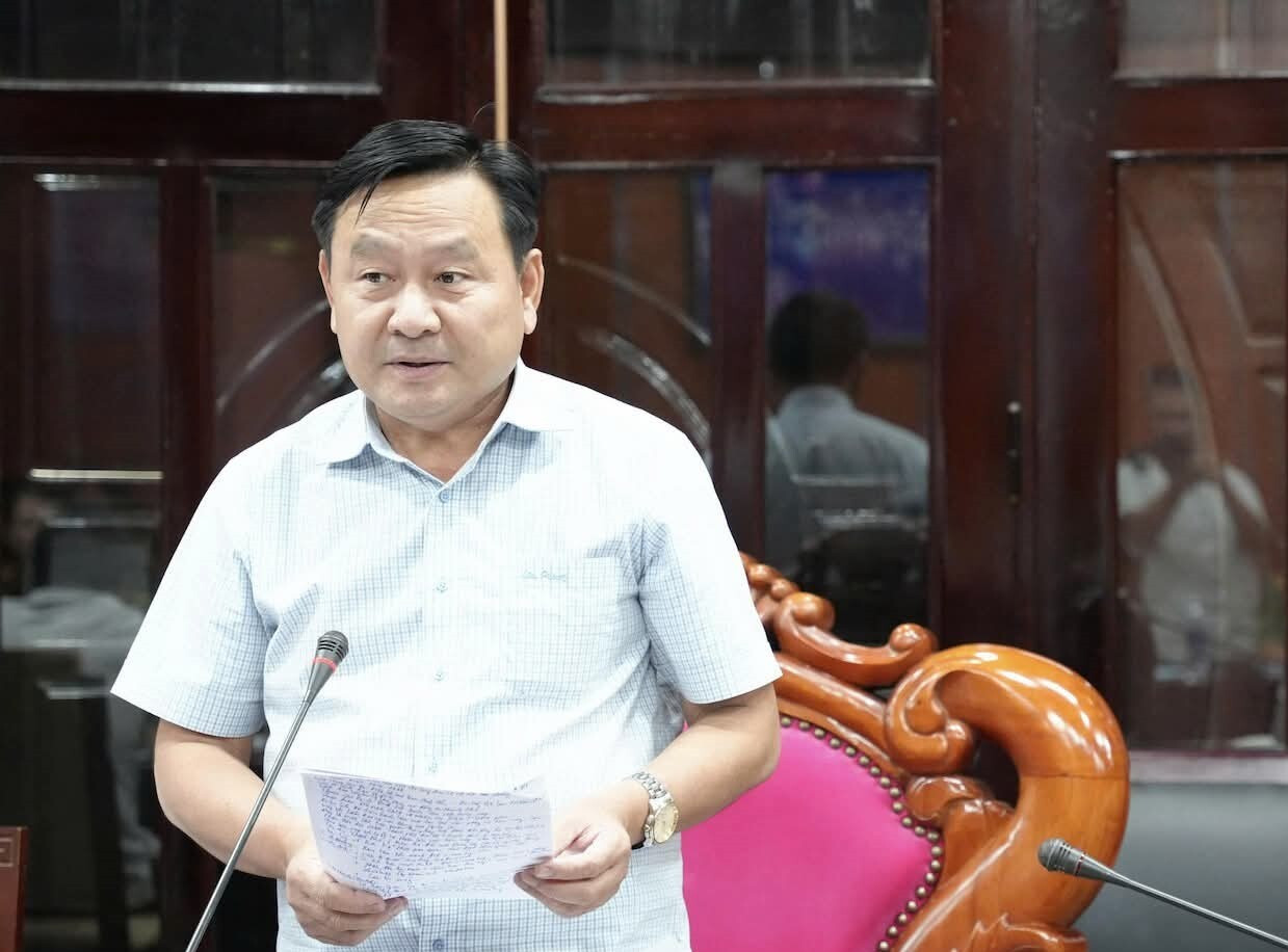 Phó Chủ tịch HĐND thành phố Đà Nẵng Nguyễn Công Thanh phát biểu tại buổi giám sát