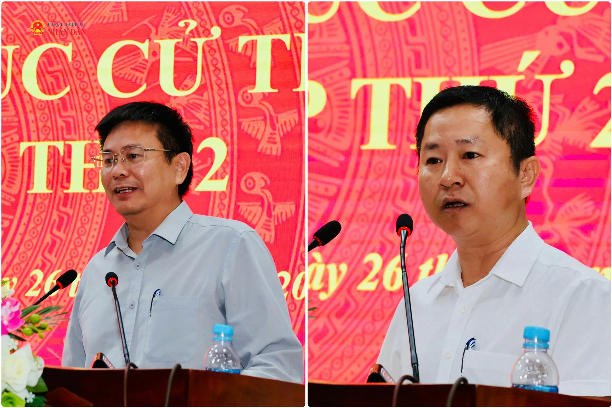Cử tri phát biểu ý kiến.