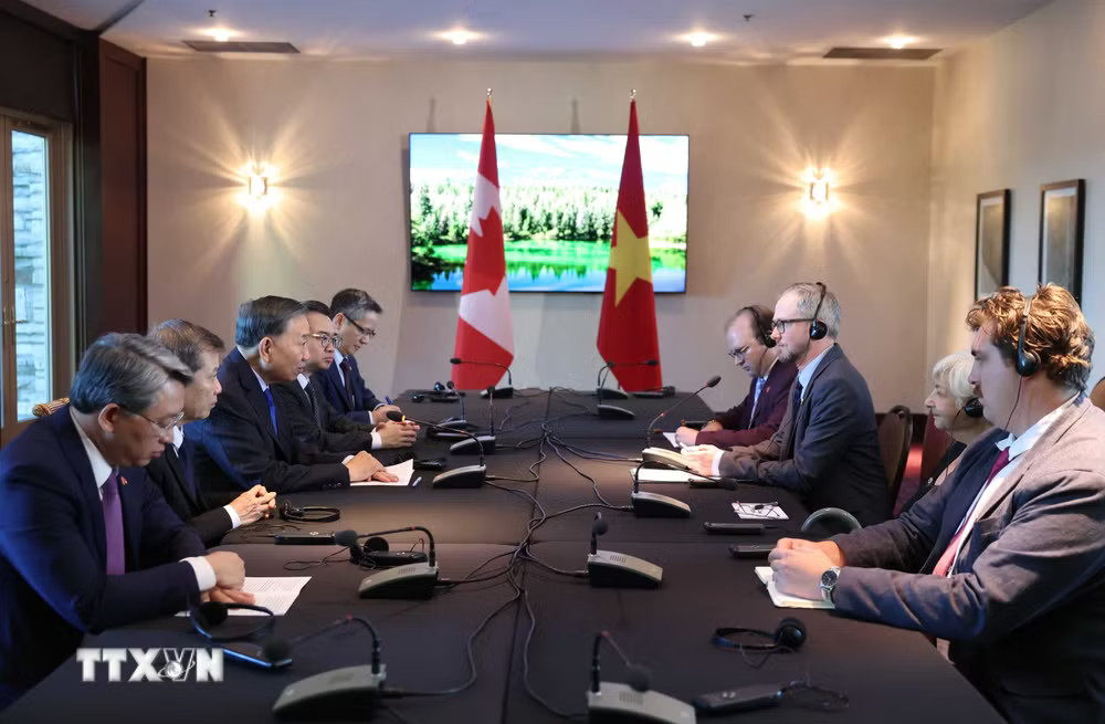 Tổng Bí thư, Chủ tịch nước Tô Lâm tiếp Tổng Bí thư Đảng Cộng sản Canada Drew Garvie
