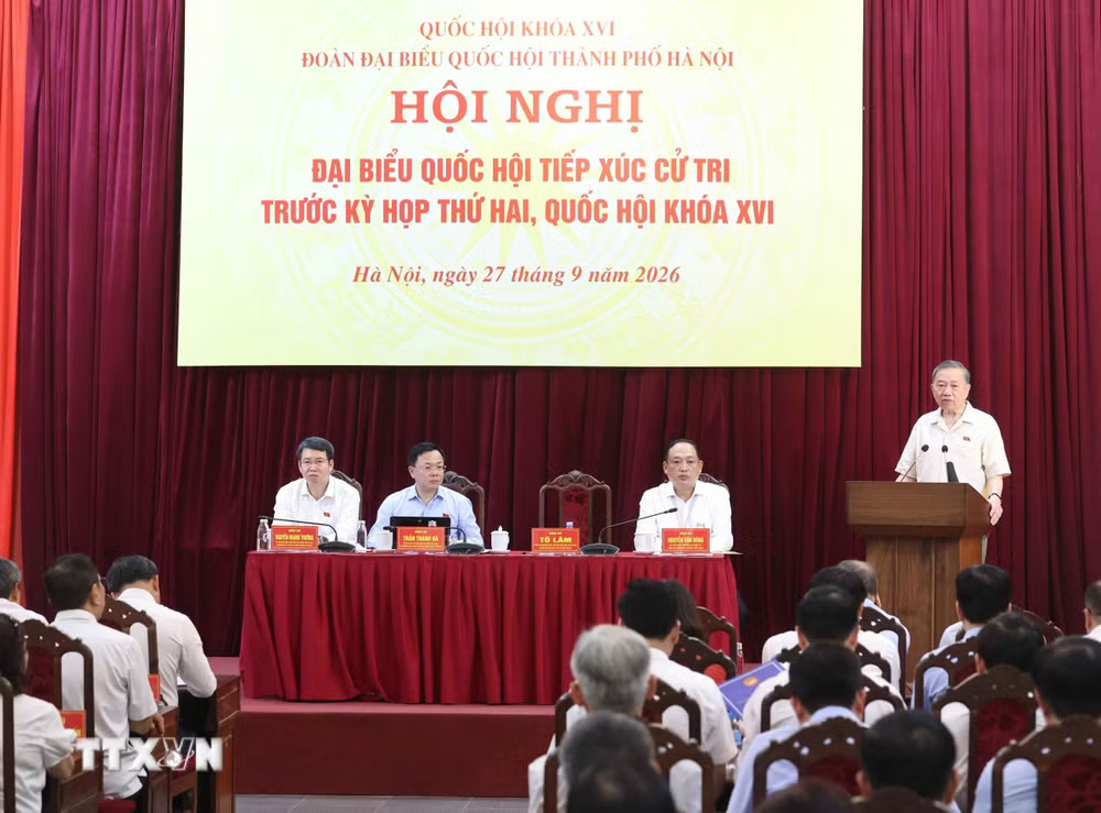 Tổng Bí thư, Chủ tịch nước Tô Lâm phát biểu