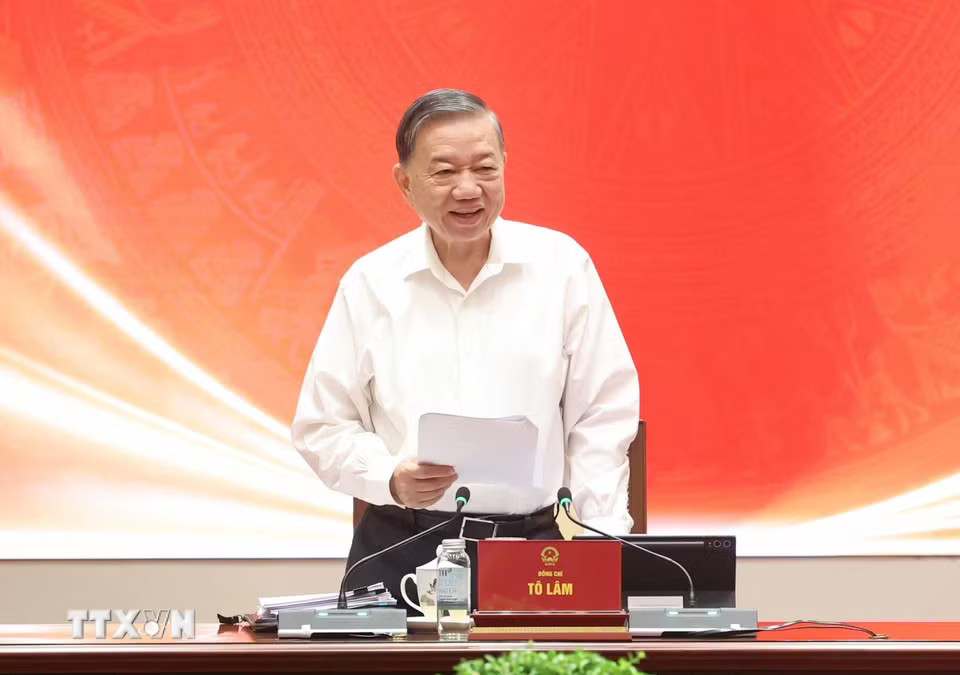Tổng Bí thư, Chủ tịch nước Tô Lâm chủ trì Phiên họp tháng 9/2026 của Thường trực Ban Chỉ đạo Trung ương về hoàn thiện thể chế và thực thi pháp luật