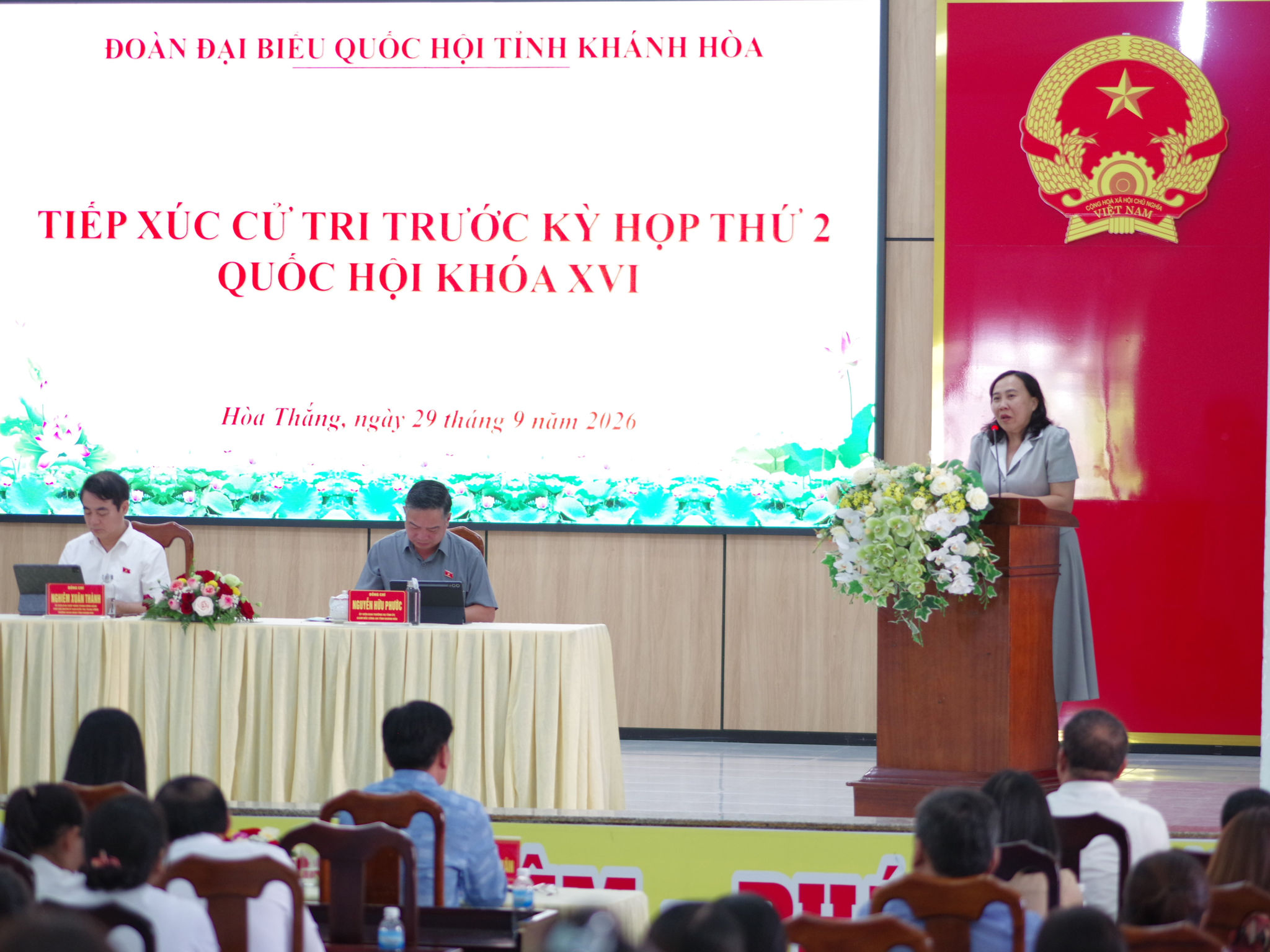 Lãnh đạo Sở Tài chính trả lời ý kiến, kiến nghị của cử tri tại buổi tiếp xúc