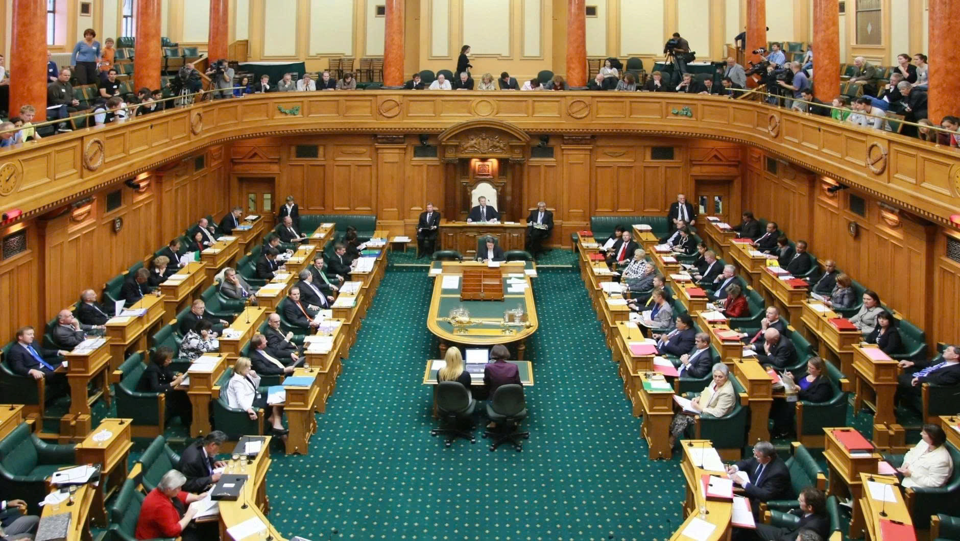 Một phiên họp của Hạ viện New Zealand