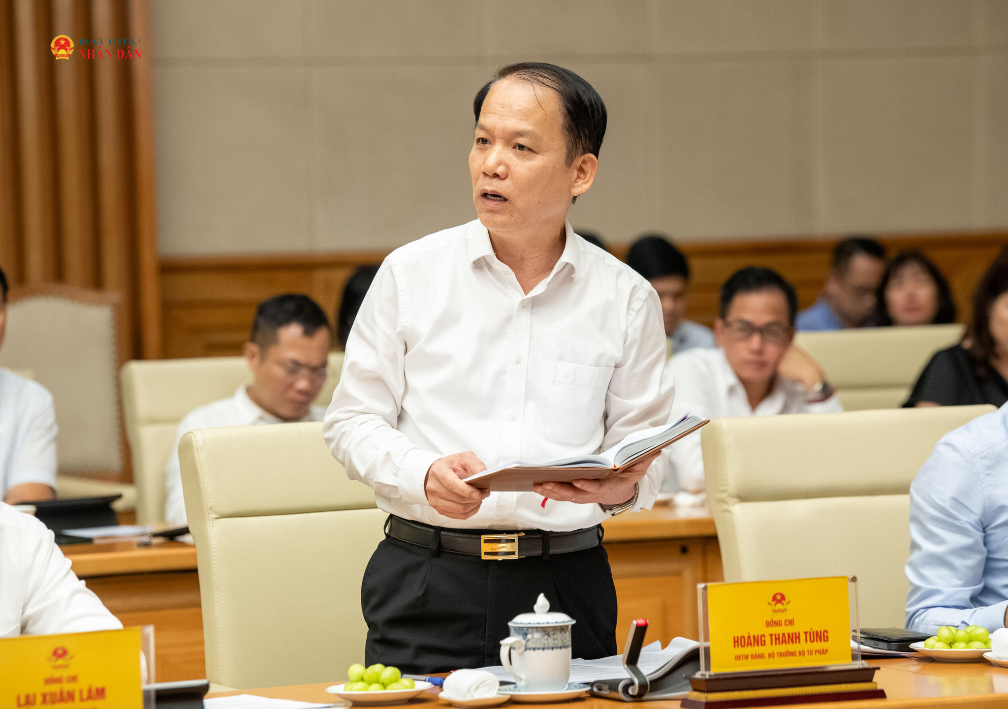 Bộ trưởng Bộ Tư pháp Hoàng Thanh Tùng