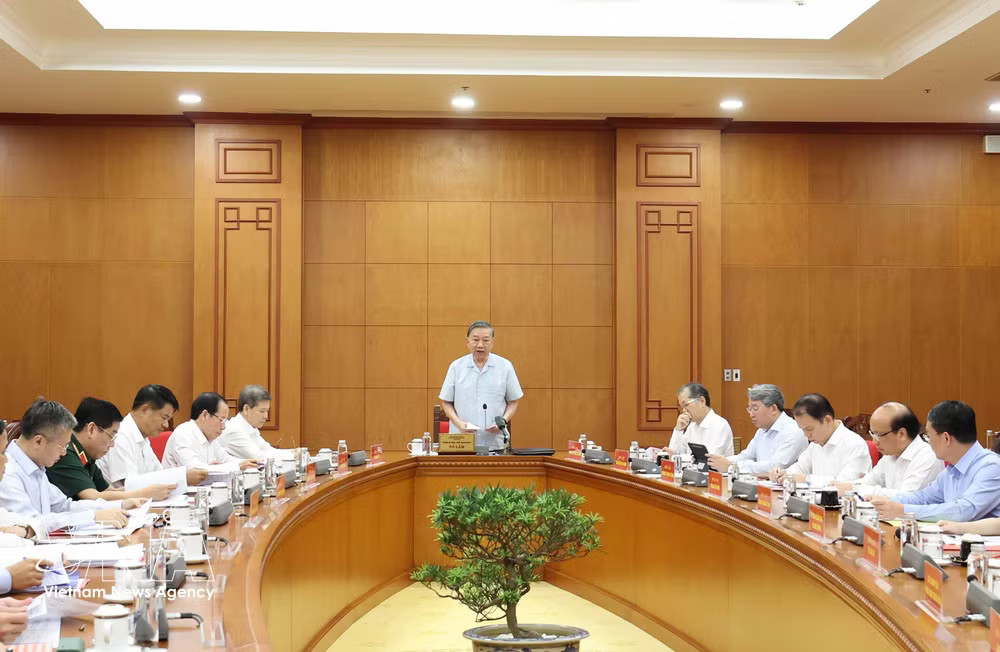 General Secretary and President To Lam chairs the meeting in Hanoi on September 28, 2026. (Photo: VNA) General Secretary and President To Lam chairs the meeting in Hanoi on September 28, 2026. (Photo: VNA)