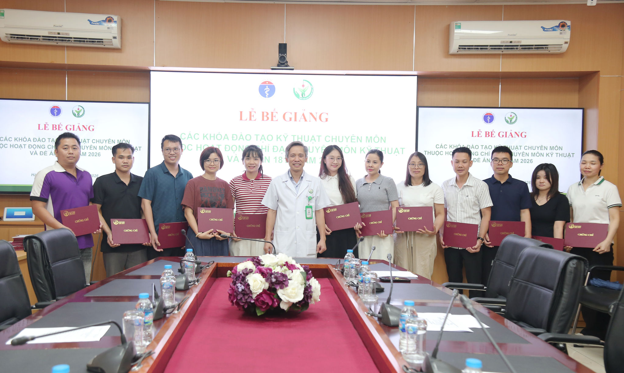 Chương trình bế giảng các khóa đào tạo kỹ thuật chuyên môn thuộc hoạt động chỉ đạo chuyên môn kỹ thuật và Đề án 1816 năm 2026