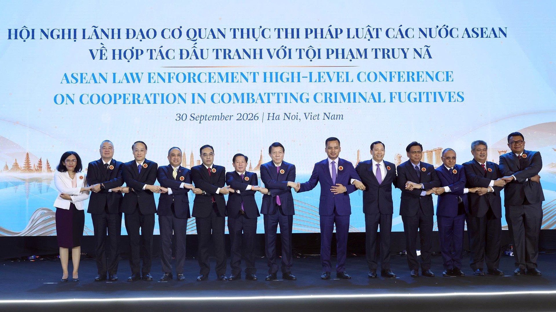 Khai mạc Hội nghị lãnh đạo cơ quan thực thi pháp luật các nước ASEAN về hợp tác đấu tranh với tội phạm truy nã