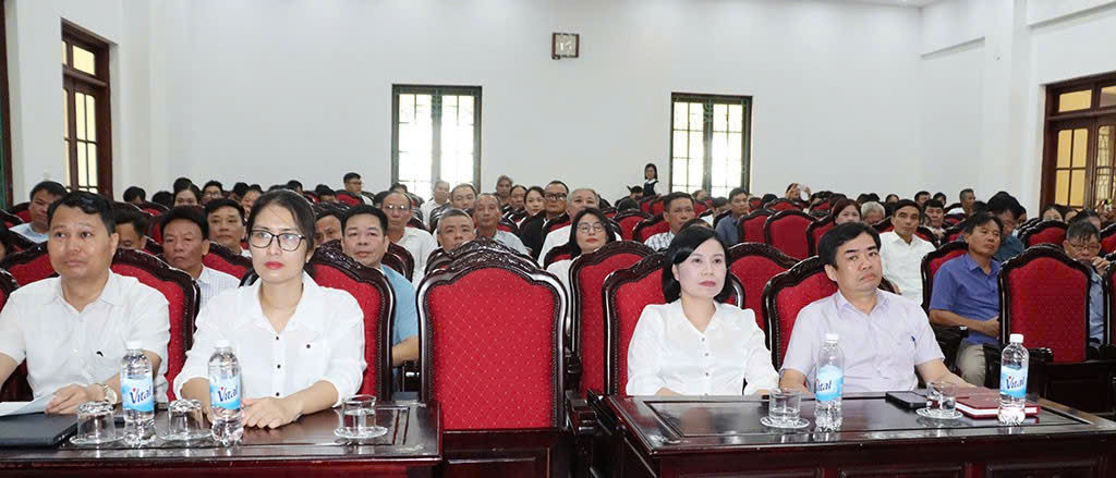 Quang cảnh hội nghị TXCT tại xã Tiền Hải