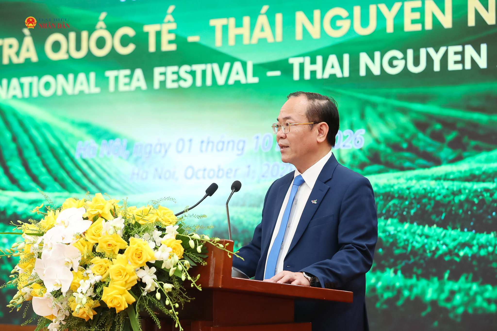 Tổng Biên tập Báo và Phát thanh, Truyền hình Thái Nguyên Đỗ Xuân Hòa phát biểu