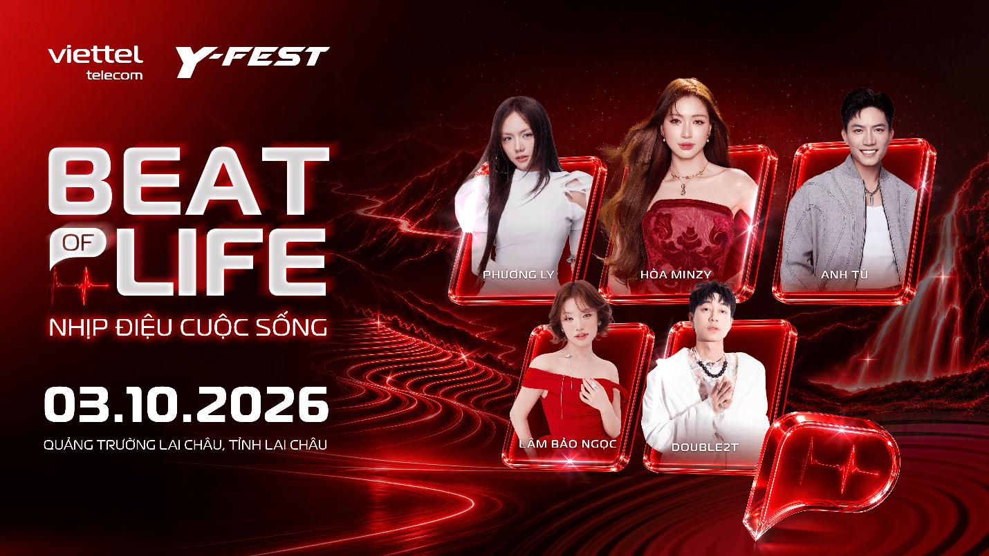 Y-Fest 2026 tại Lai Châu quy tụ hàng loạt ngôi sao được yêu thích hiện nay