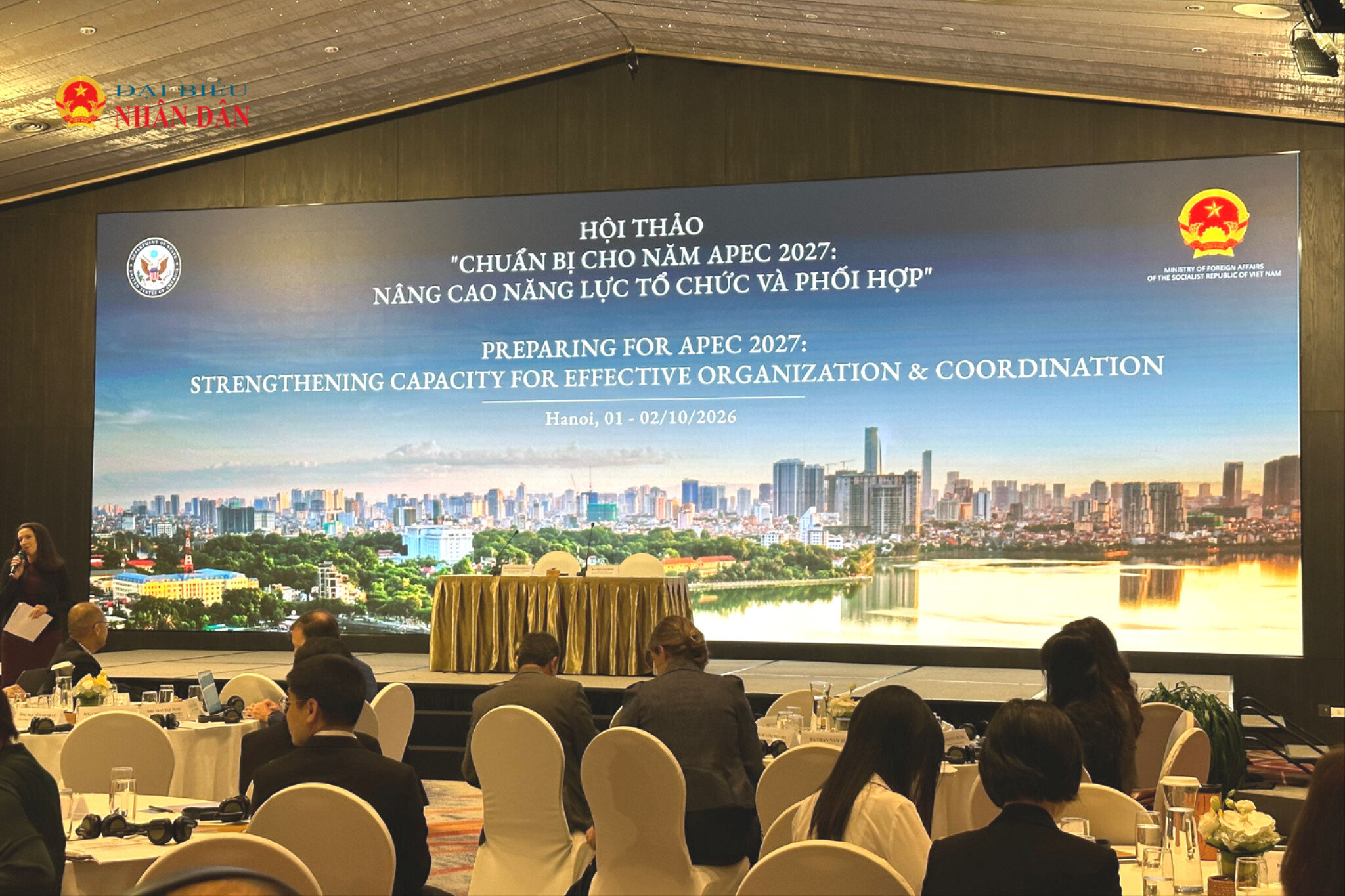 Thảo luận tại hội thảo ”Chuẩn bị cho Năm APEC 2027: Nâng cao năng lực tổ chức và phối hợp”