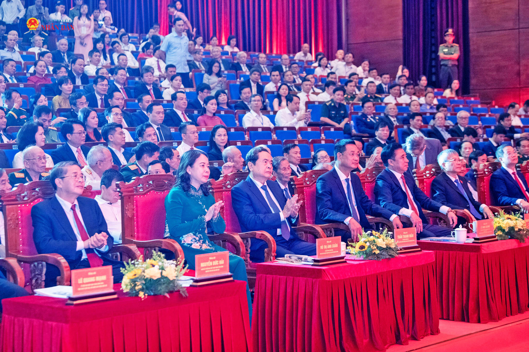 Chủ tịch Quốc hội Trần Thanh Mẫn và các đại biểu dự Lễ kỷ niệm
