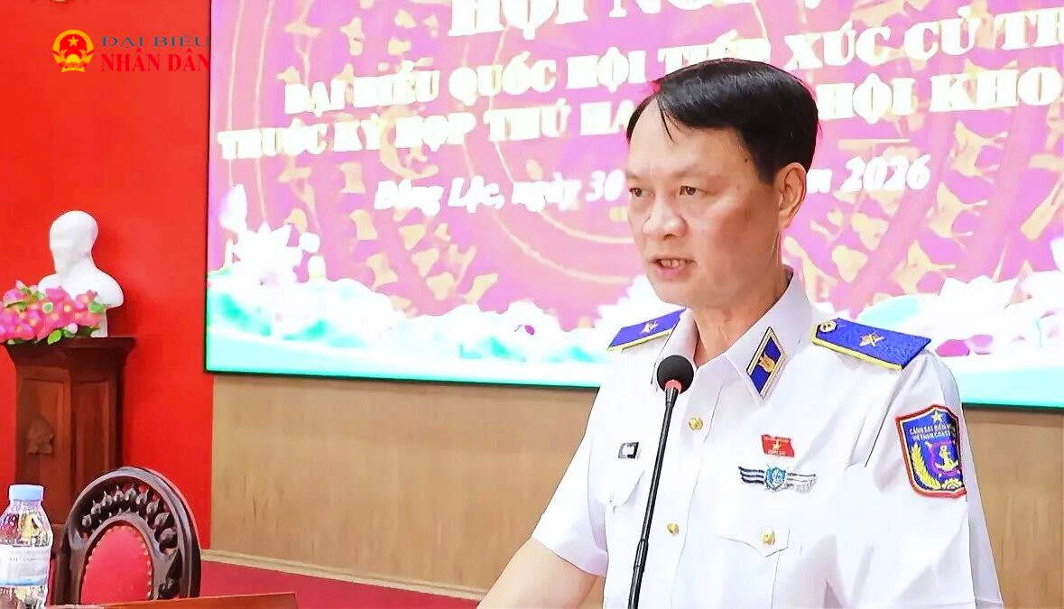 Phó Tư lệnh Pháp luật Cảnh sát biển Việt Nam, Thiếu tướng Lương Đình Hưng thông tin dự kiến nội dung Kỳ họp thứ Hai, Quốc hội khóa XVI