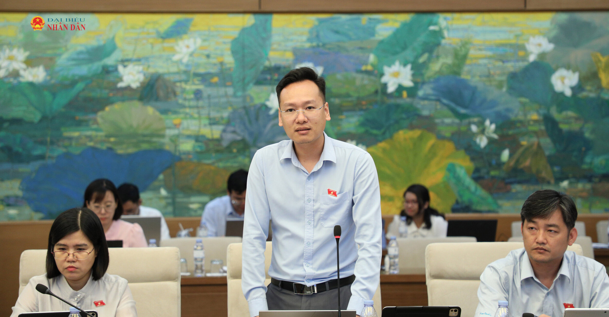 Đại biểu Quốc hội thành phố Quảng Ninh Chu Lương Trí phát biểu