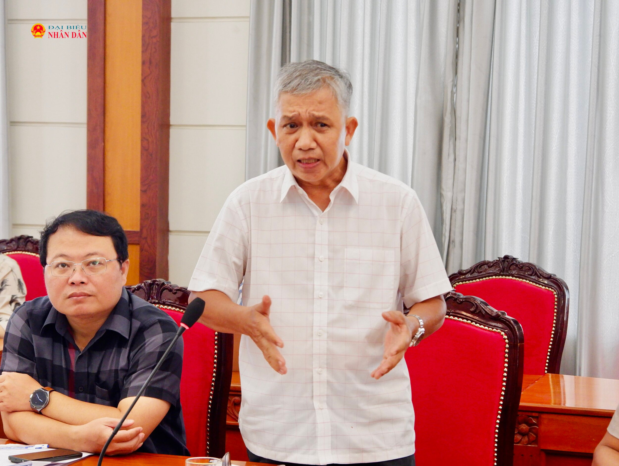 Đại diện Hội Luật gia TP. Hồ Chí Minh Nguyễn Triều Lưu phát biểu