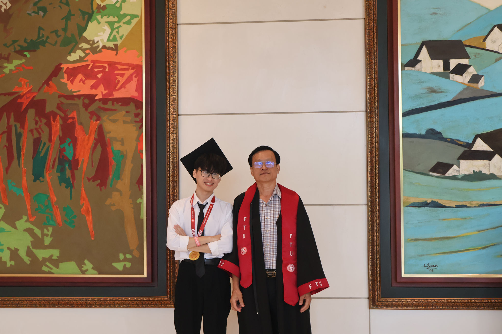 Bố là người truyền cảm hứng để Hoàng Huy lựa chọn và theo đuổi lĩnh vực Tài chính – Ngân hàng
