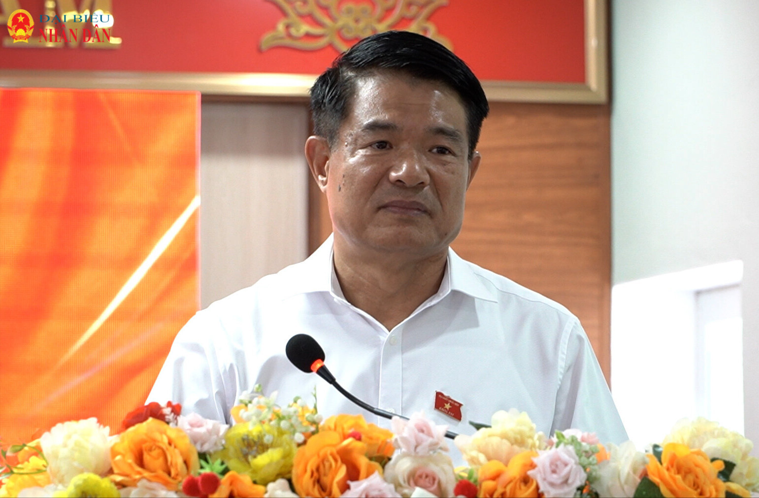 Viện trưởng Viện Kiểm sát nhân dân tối cao Nguyễn Huy Tiến phát biểu làm rõ thêm các nội dung dự kiến trình tại Kỳ họp thứ Hai, Quốc hội khóa XVI