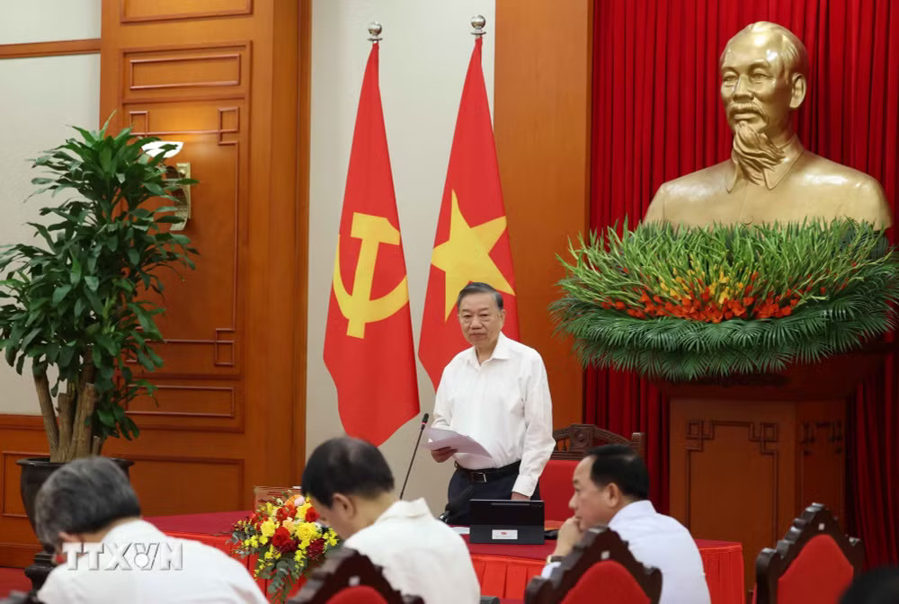 Tổng Bí thư, Chủ tịch nước Tô Lâm phát biểu chỉ đạo