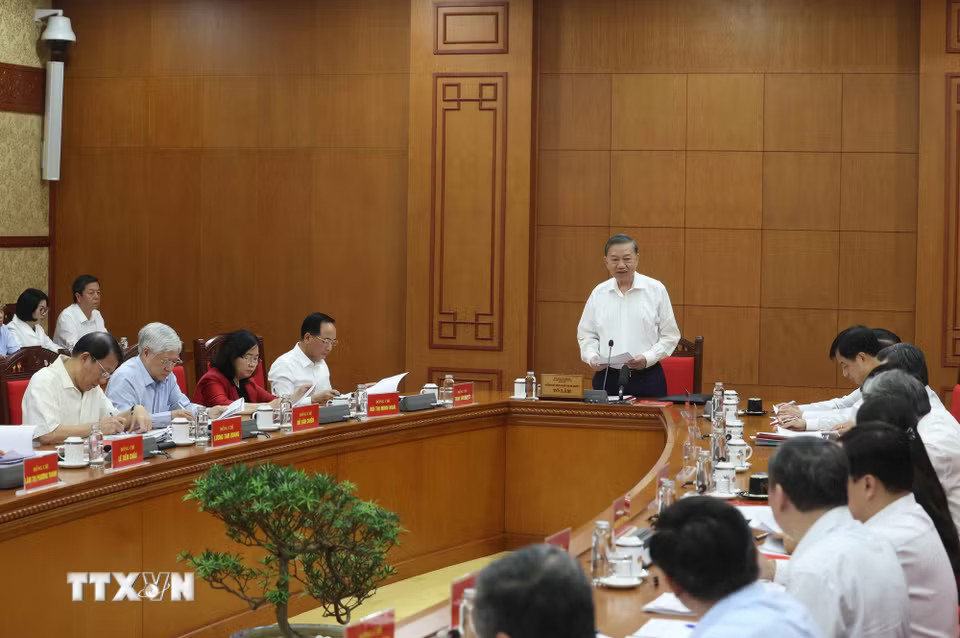 Tổng Bí thư, Chủ tịch nước Tô Lâm phát biểu chỉ đạo
