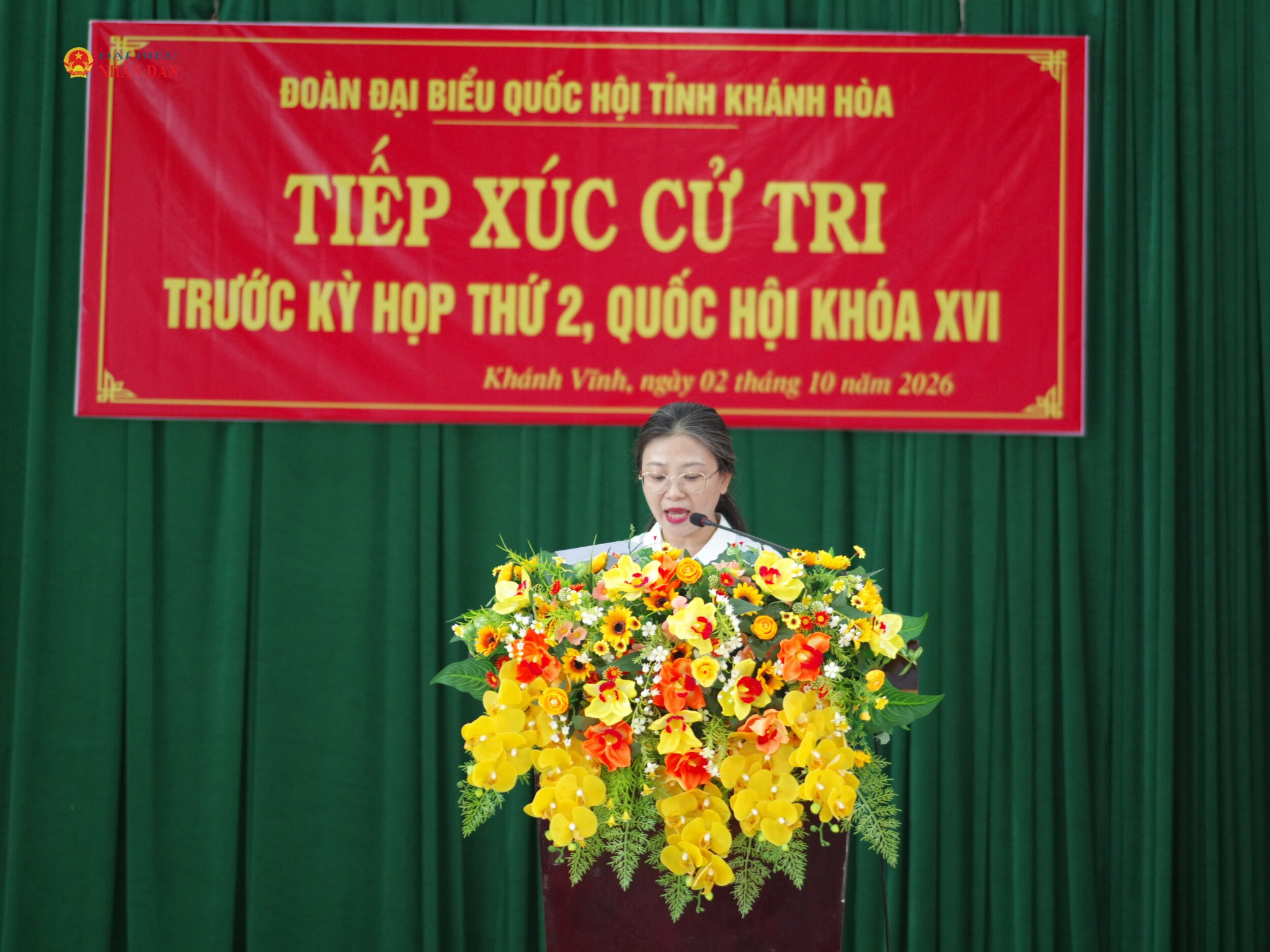 Đại biểu Nguyễn Thanh Ngân báo cáo nhanh tới cử tri kết quả kỳ họp không thường lệ thứ Nhất, dự kiến chương trình Kỳ họp thứ Hai, Quốc hội khóa XVI