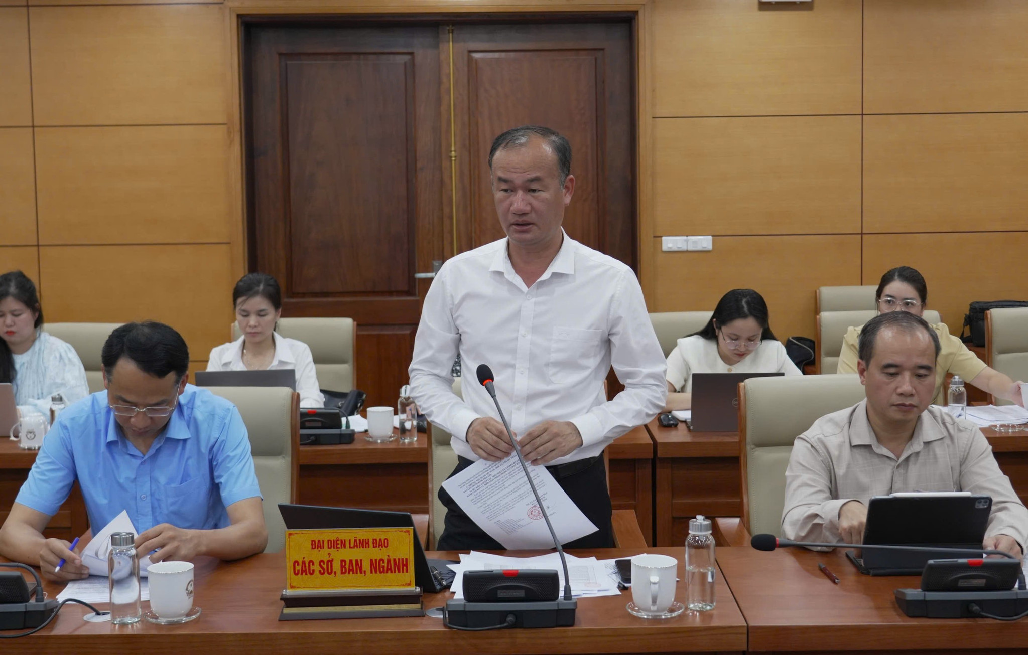 Ảnh 2-Lãnh đạo Sở VHTTDL phát biểu