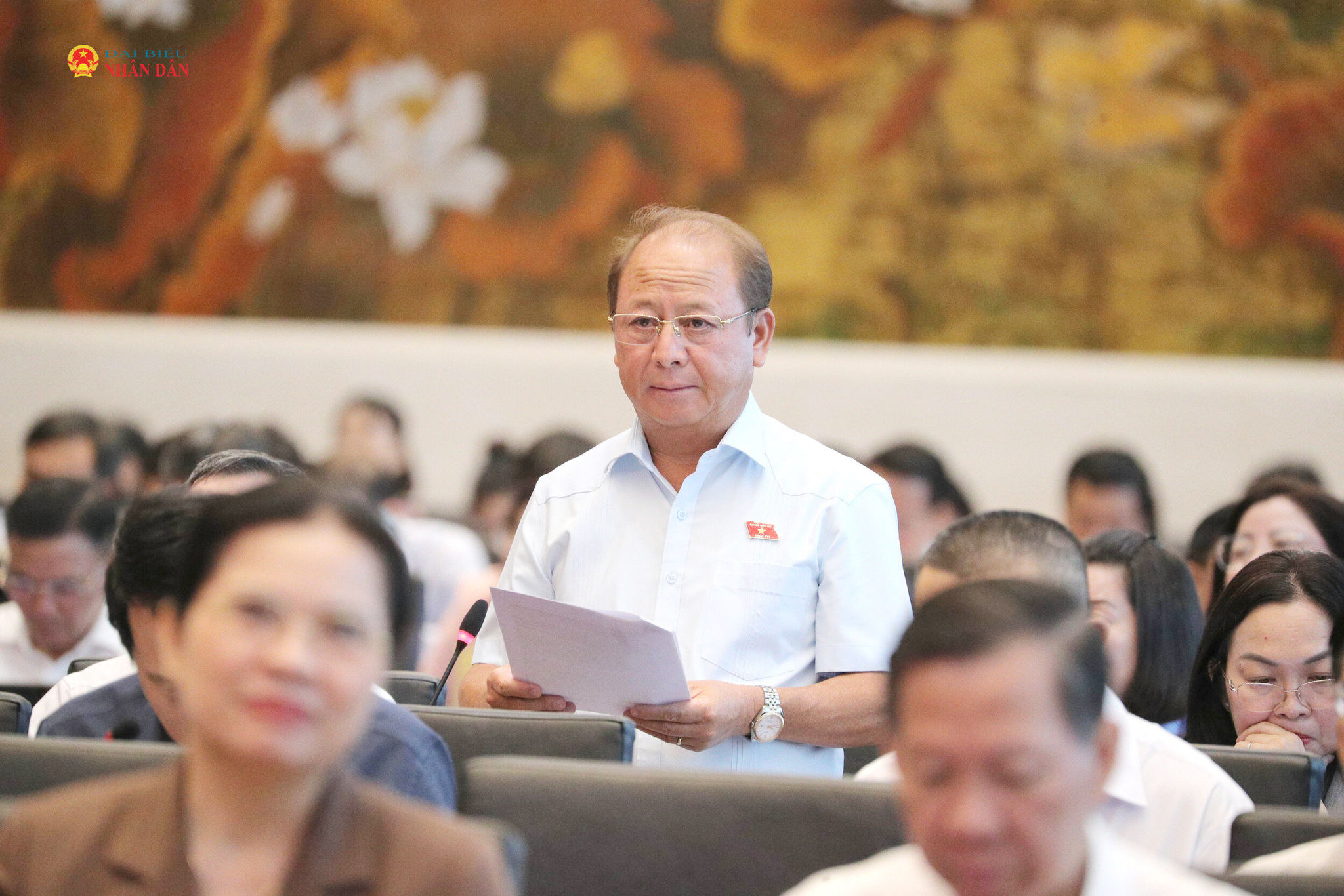 ĐBQH Sùng A Lềnh (Lào Cai) phát biểu