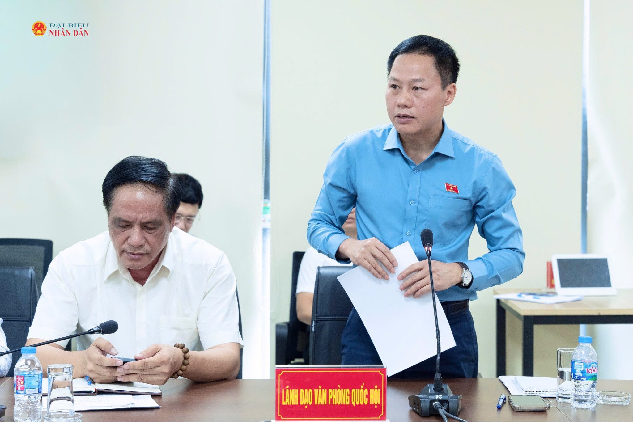 Đại biểu Quốc hội hoạt động chuyên trách tại Ủy ban Dân nguyện và Giám sát Đỗ Khắc Hưởng báo cáo về Kế hoạch phối hợp tiếp công dân