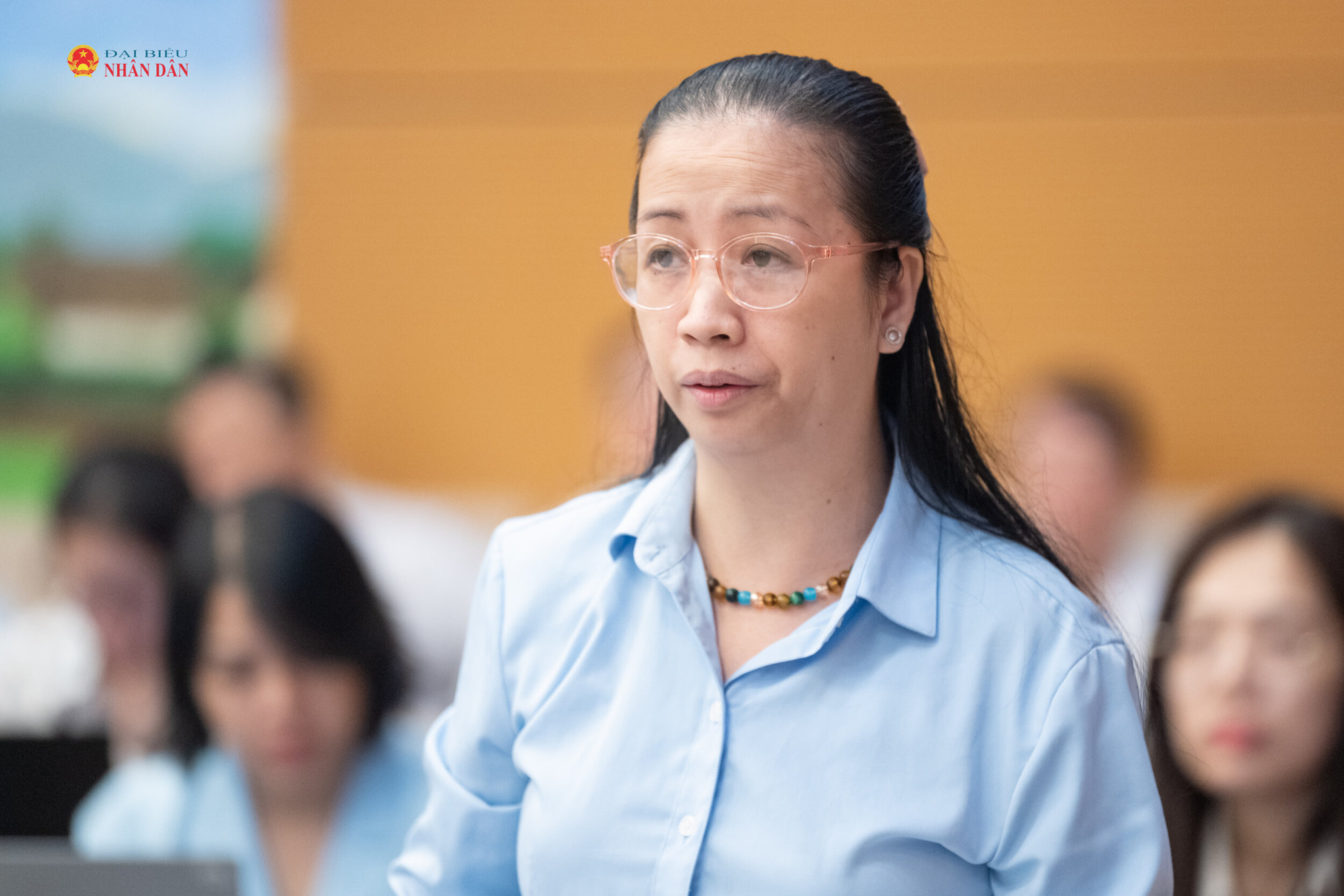 Bà Đỗ Minh Ánh – đại diện Công ty Cổ phần Tập đoàn Thái Bình Dương phát biểu