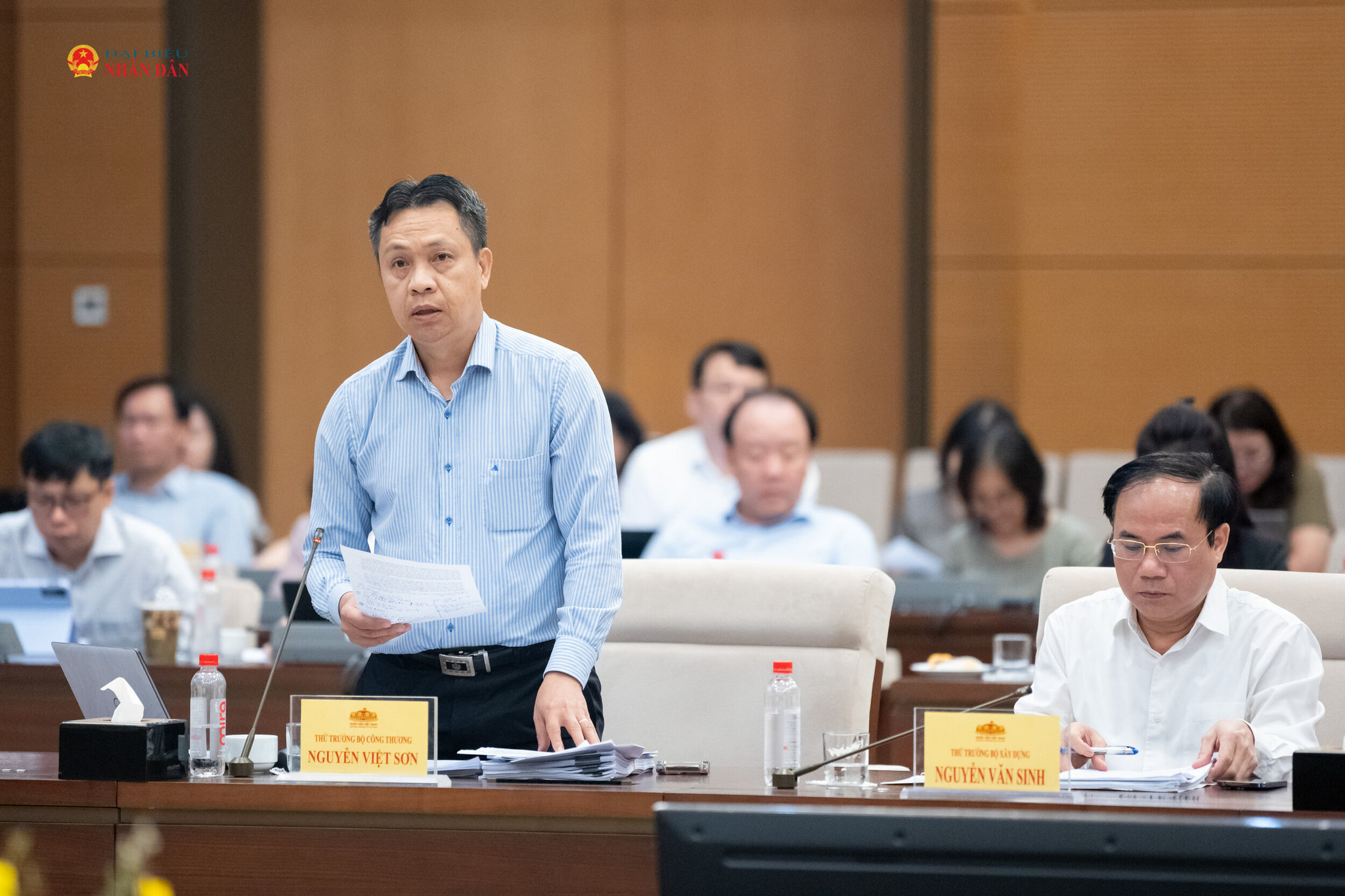 Thứ trưởng Bộ Công thương Nguyễn Việt Sơn phát biểu