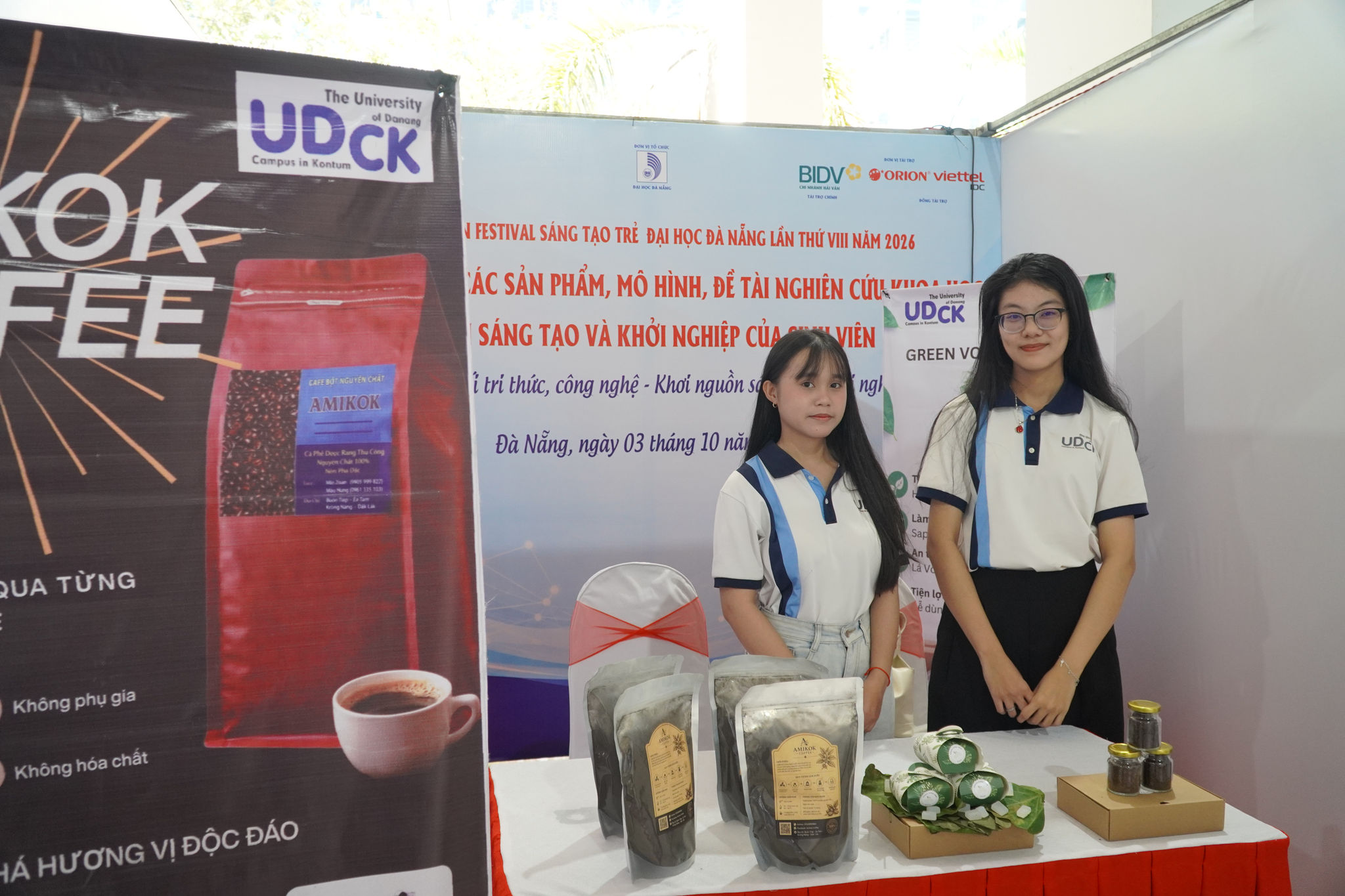 Một số sản phẩm được trưng bày tại Festival Sáng tạo trẻ năm 2026.