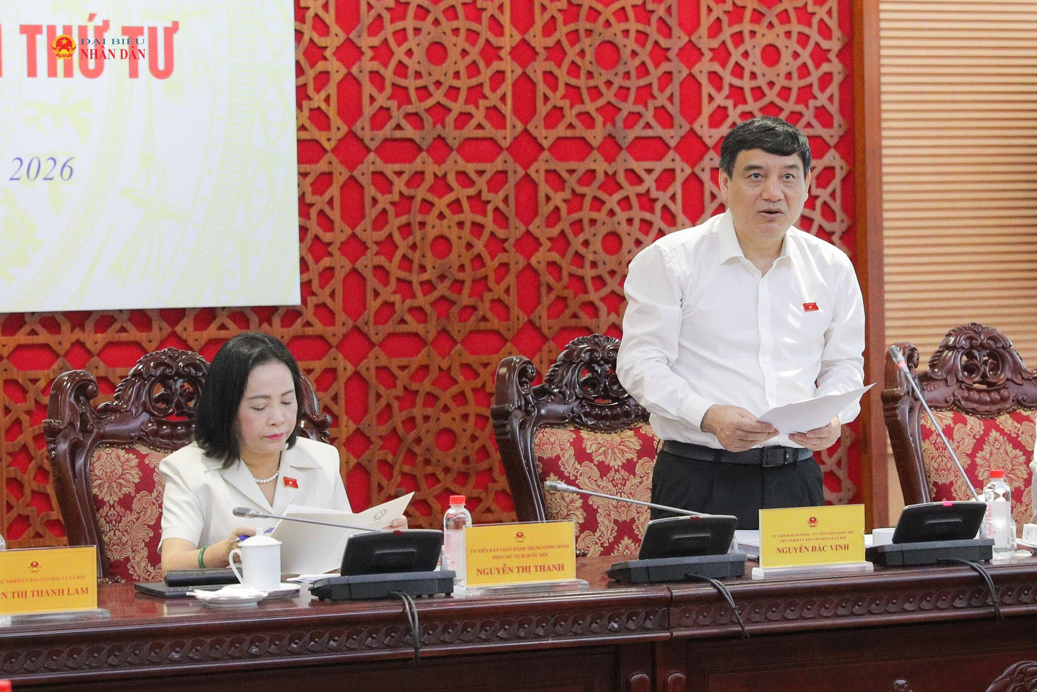 Chủ nhiệm Ủy ban Văn hóa và Xã hội Nguyễn Đắc Vinh